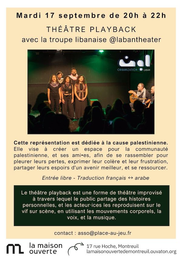 LABAN Theatre à Montreuil